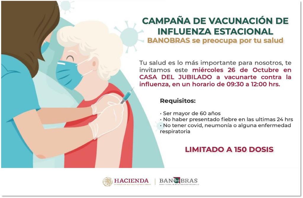 Campaña de Vacunación Influeza en Casa de Jubilado